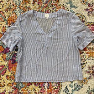 A New Day Striped Crop Top - Sz Small